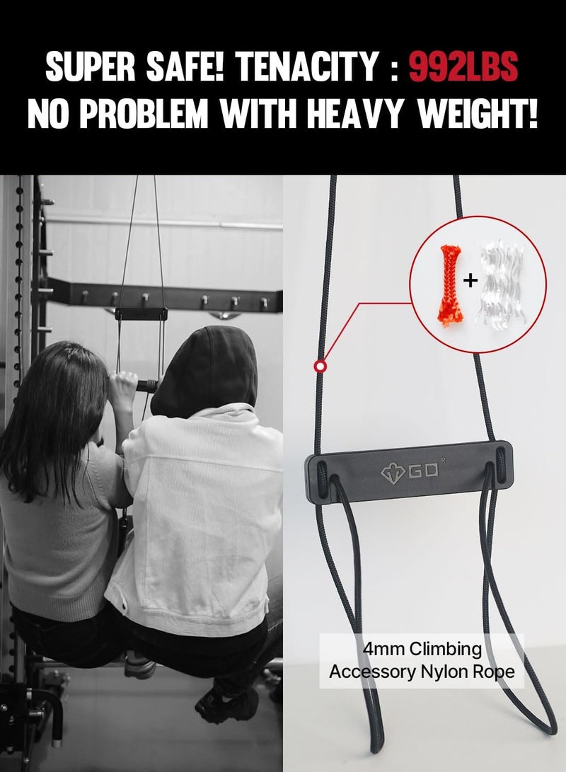 GD Hanging Wrist Roller Forearm Blaster- Forearm Strengthener Exercise Equipment Wrist Trainer for Muscle building and Injury prevention Hand Grip Strength - Image 5